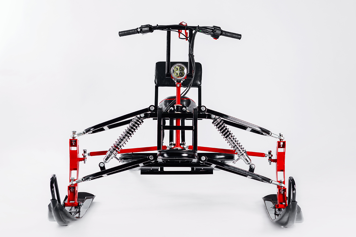 Лыжный модуль IKUDZO с подогревом ручек пластиковые лыжи в Новом Уренгое