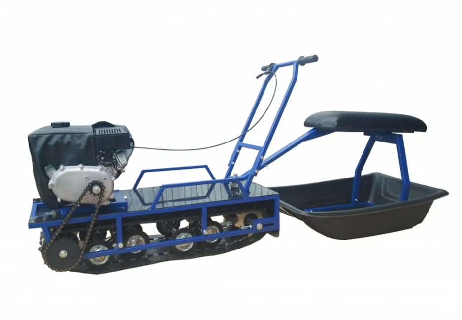 Мотобуксировщик Альбатрос-L 8 с фарой в Новом Уренгое