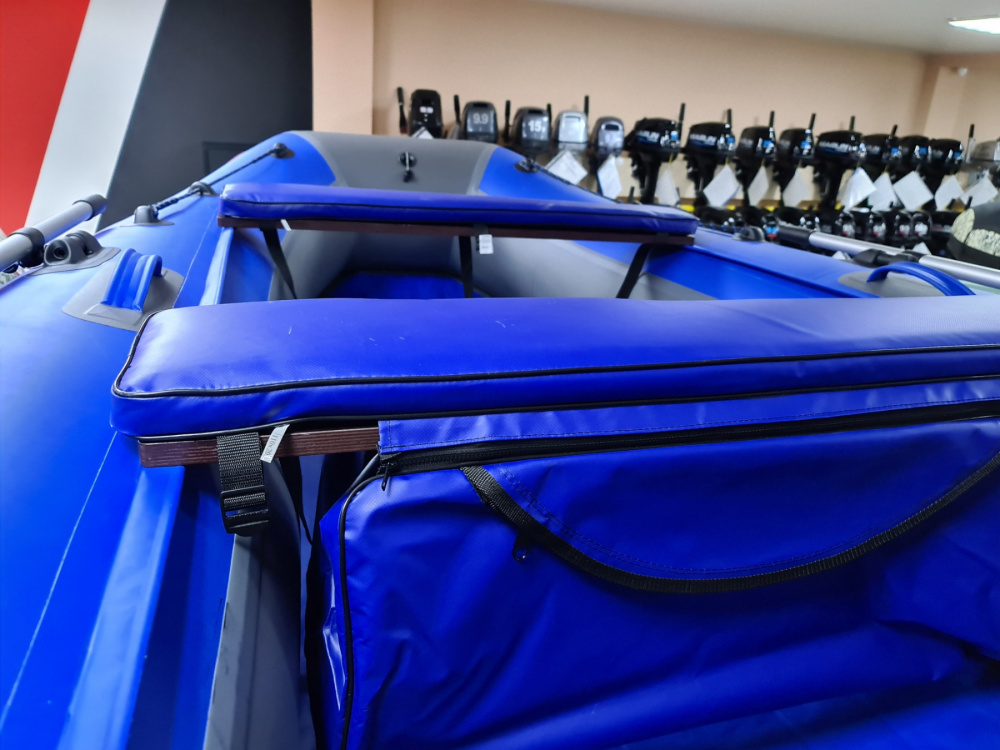 КОМПЛЕКТ МЯГКИХ НАКЛАДОК С СУМКОЙ ДЛЯ ЛОДОК 90Х20 СИНИЙ в Новом Уренгое