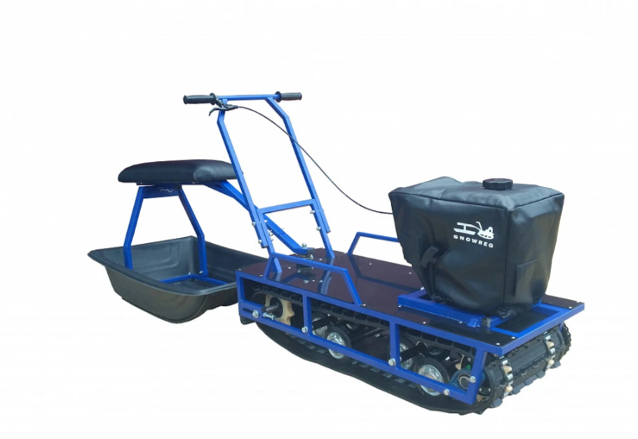 Мотобуксировщик Альбатрос-L 8 с фарой в Новом Уренгое