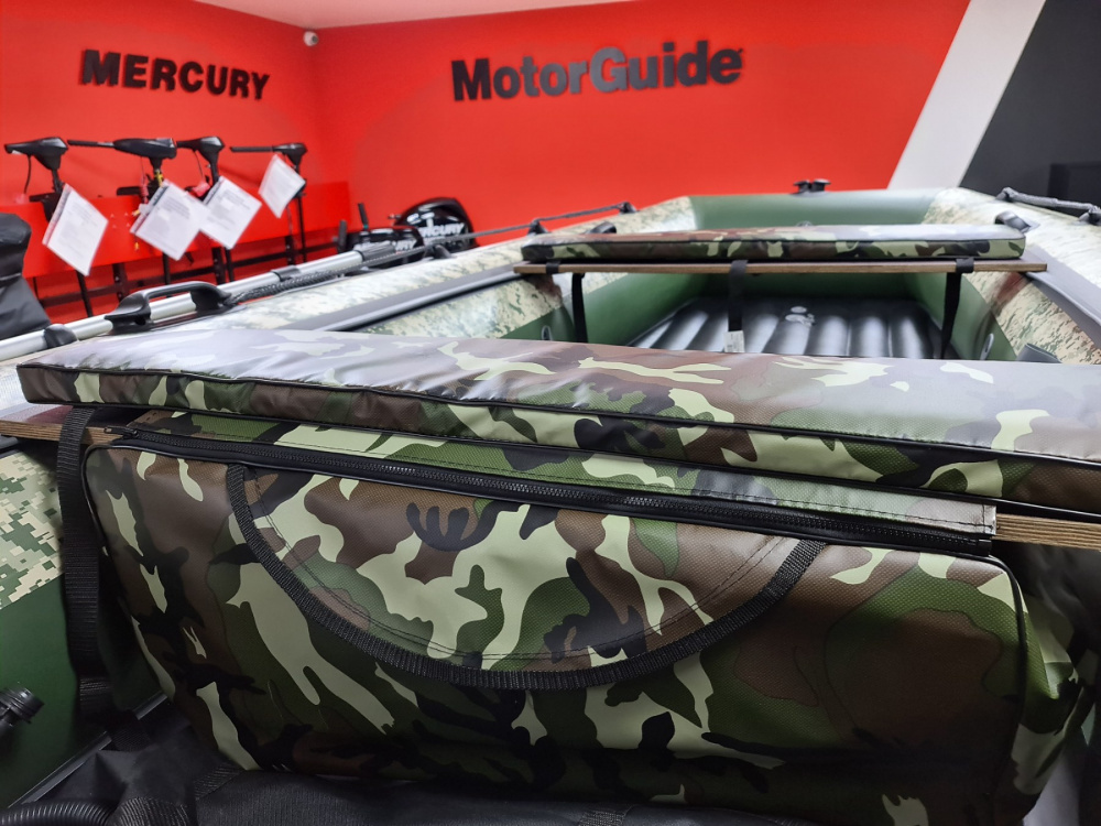 КОМПЛЕКТ МЯГКИХ НАКЛАДОК С СУМКОЙ ДЛЯ ЛОДОК 105Х20 КАМУФЛЯЖ в Новом Уренгое