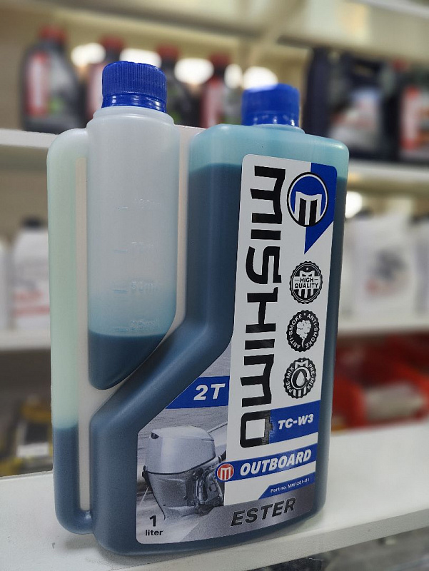 Масло MISHIMO 2T OUTBOARD (ESTER) полусинтетика 1 л в Новом Уренгое