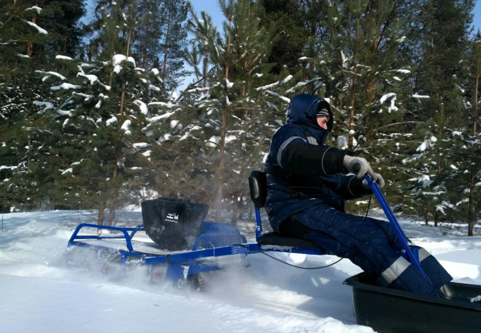 Мотобуксировщик толкач Альбатрос-XL8 с модулем. Без фары, тележки в Новом Уренгое