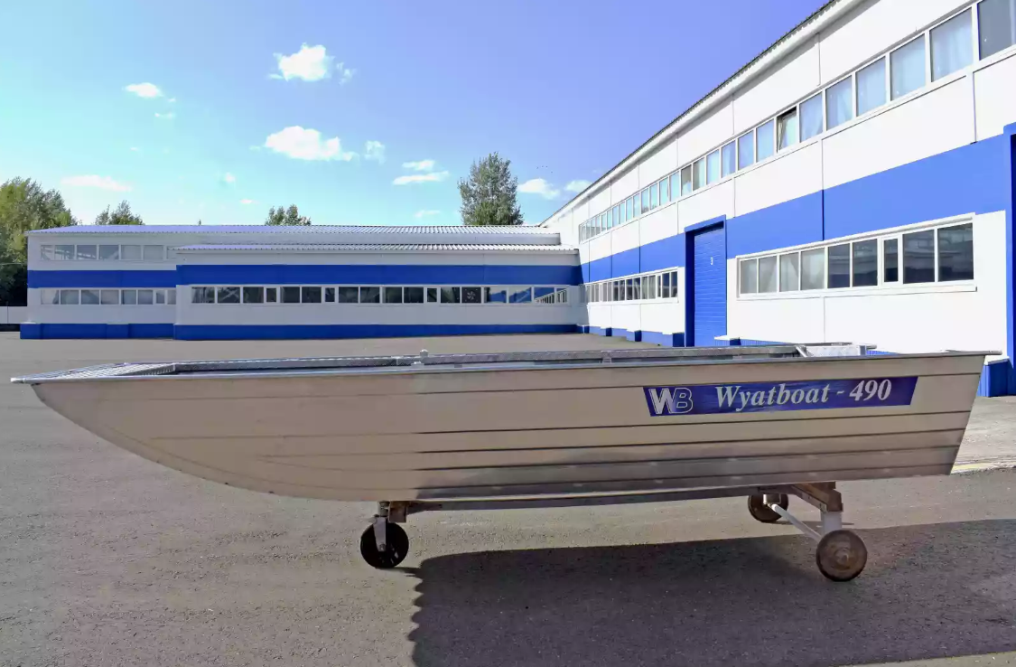 Алюминиевая лодка Wyatboat-490 Jonboat в Новом Уренгое