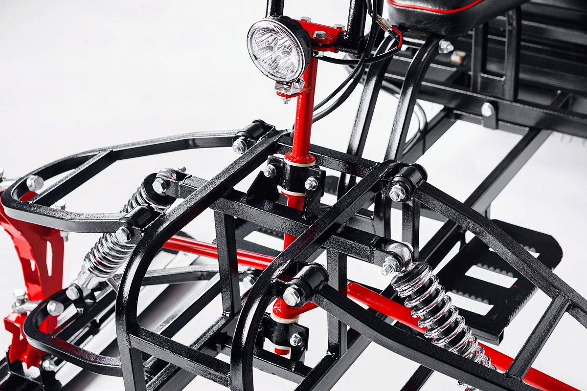 Лыжный модуль IKUDZO с подогревом ручек пластиковые лыжи в Новом Уренгое