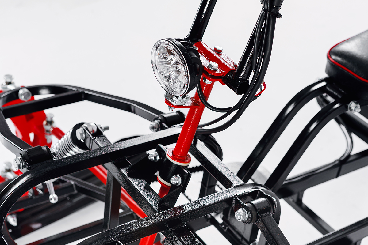 Лыжный модуль IKUDZO с подогревом ручек пластиковые лыжи в Новом Уренгое