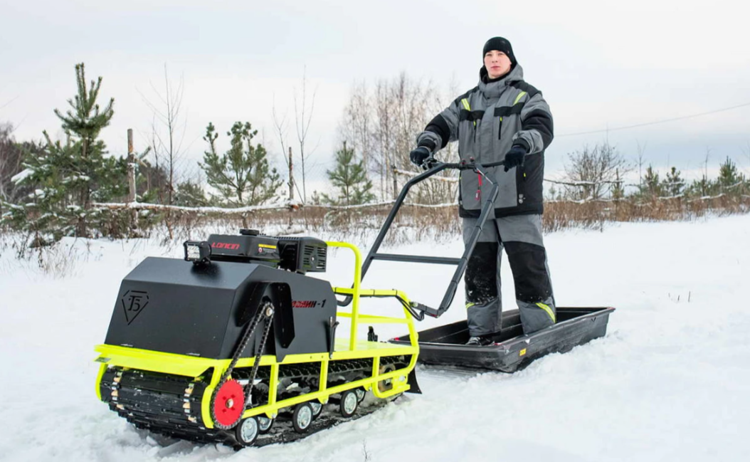 Мотобуксировщик Бурлак ХОЗЯИН-1 (капот ткань) в Новом Уренгое
