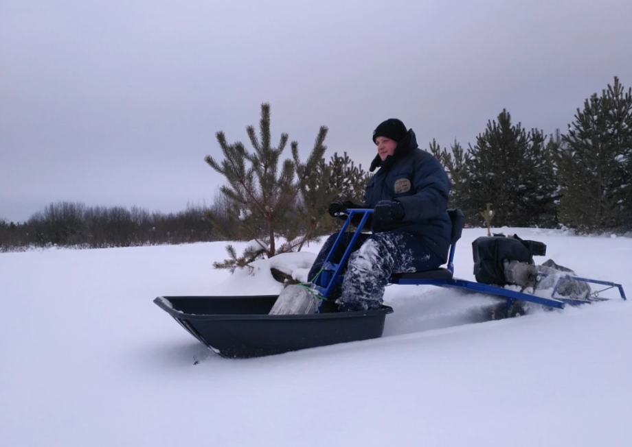 Мотобуксировщик толкач Альбатрос-XL8 с модулем. Без фары, тележки в Новом Уренгое