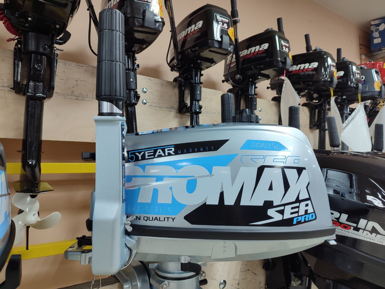 Лодочный мотор PROMAX SP5FHS (внешний бак 12 л) в Новом Уренгое