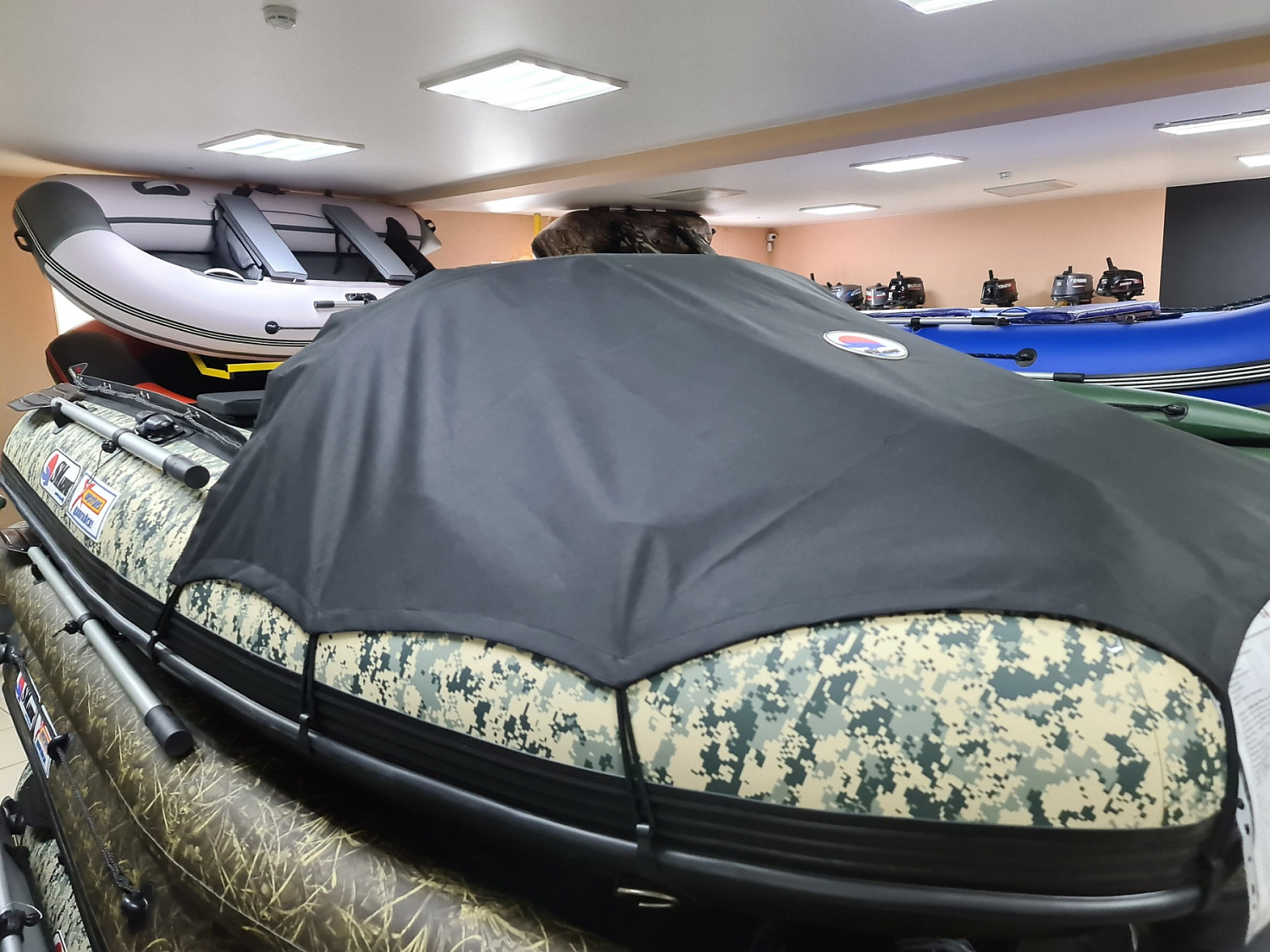 КОМПЛЕКТ НОСОВОГО ТЕНТА К ЛОДКЕ SMARINE AIR MAX 360 ЧЕРНЫЙ в Новом Уренгое