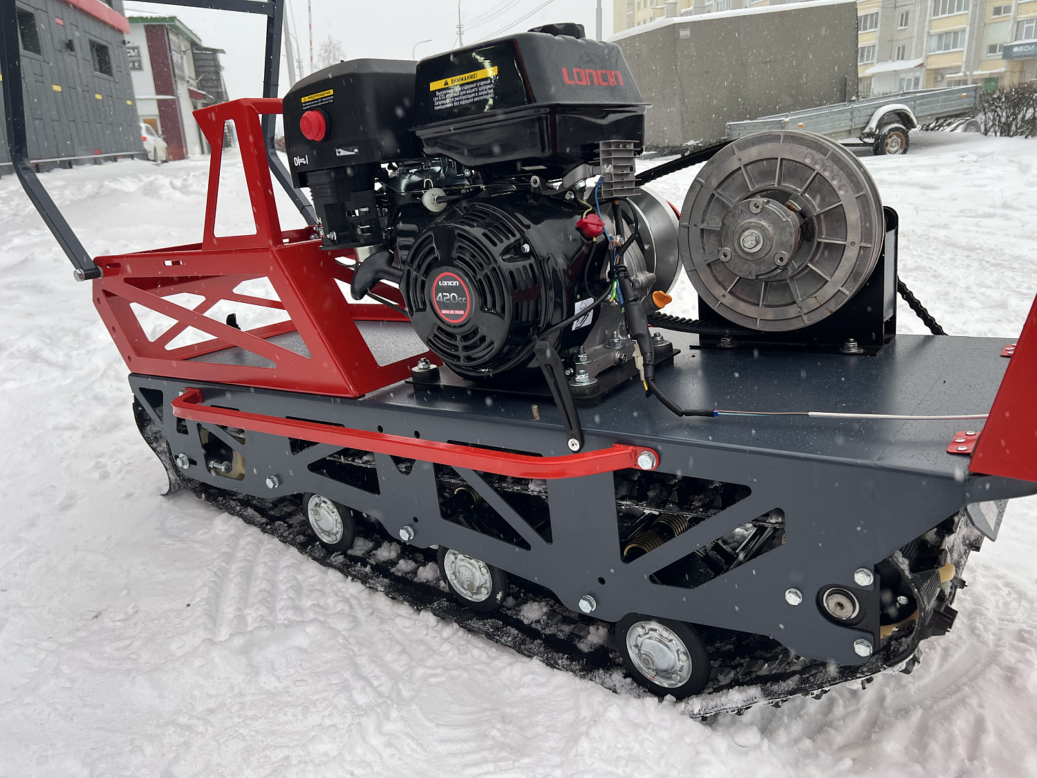 Мотобуксировщик EX-MOTO SNOWDOG S500 15л.с в Новом Уренгое