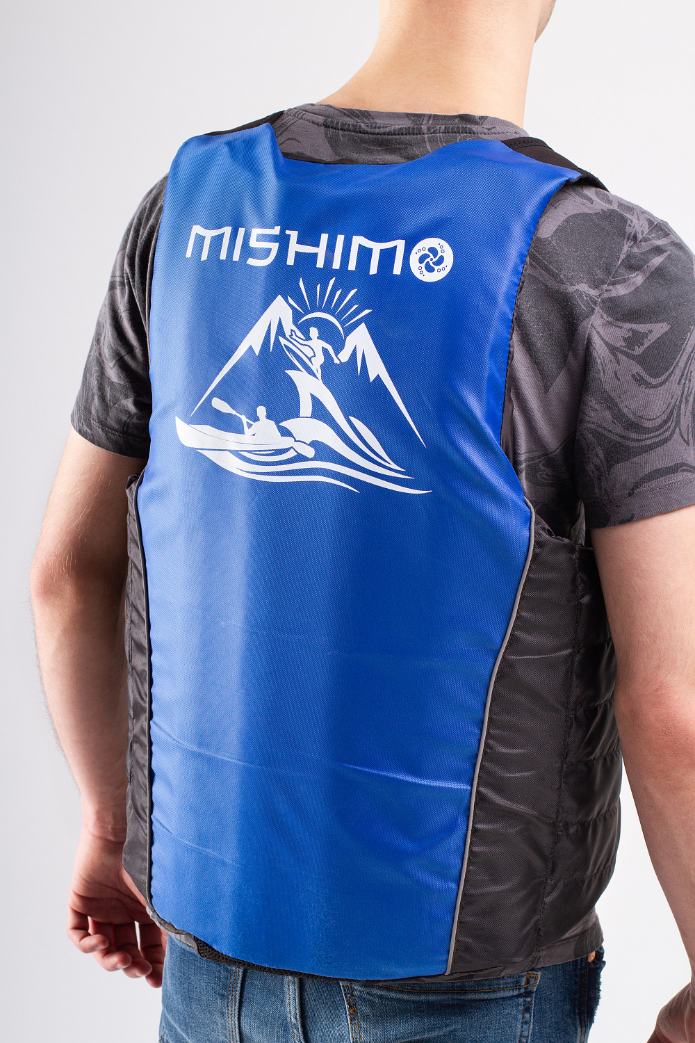 Жилет спасательный MISHIMO PRO Премиум качества Черно-синий в Новом Уренгое