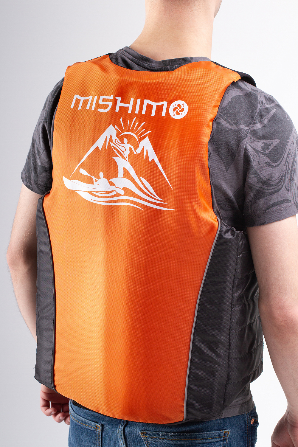 Жилет спасательный MISHIMO PRO Премиум качества Черно-оранжевый в Новом Уренгое
